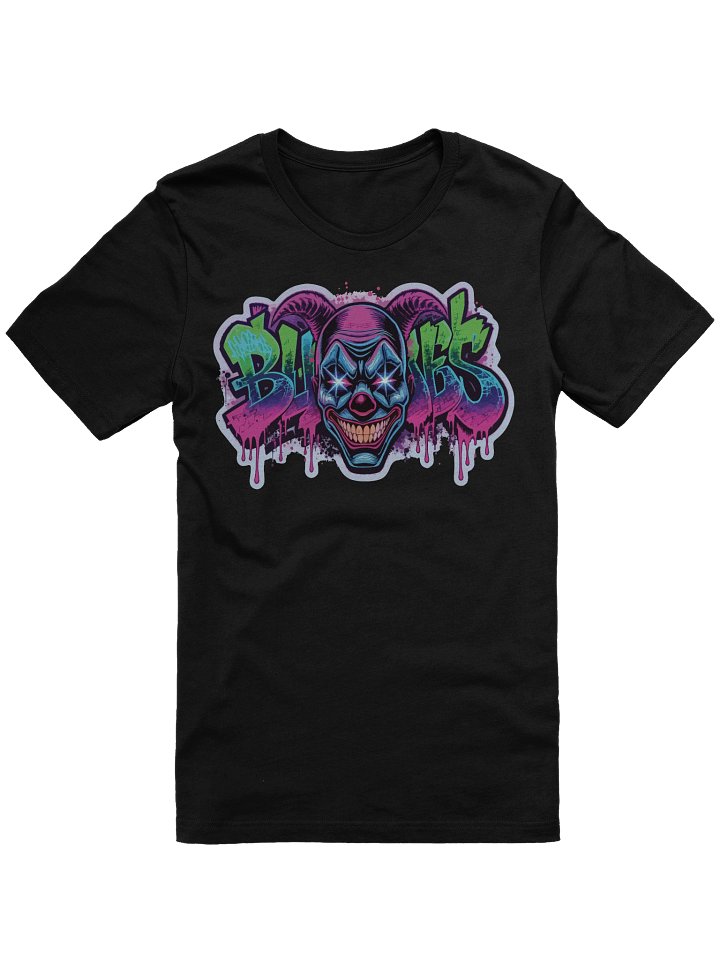 Sinister Clown Graffiti Tee - Unisex T-Shirt – Premium Printed T-Shirt for Everyday Casual & Streetwear product image (1)