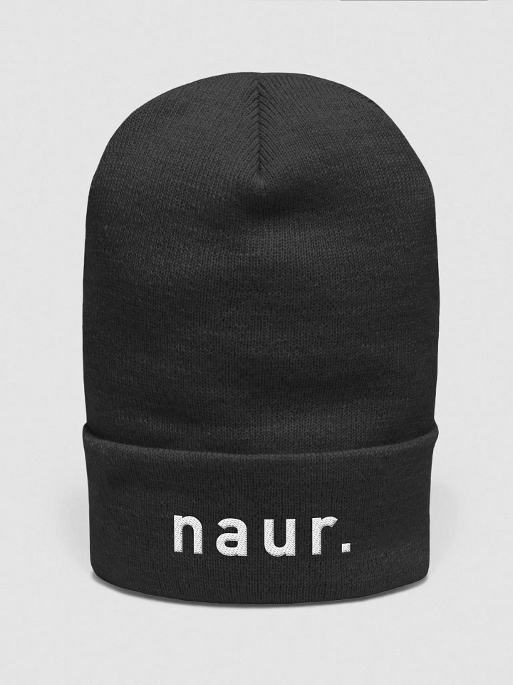 naur embroidered beanie product image (1)
