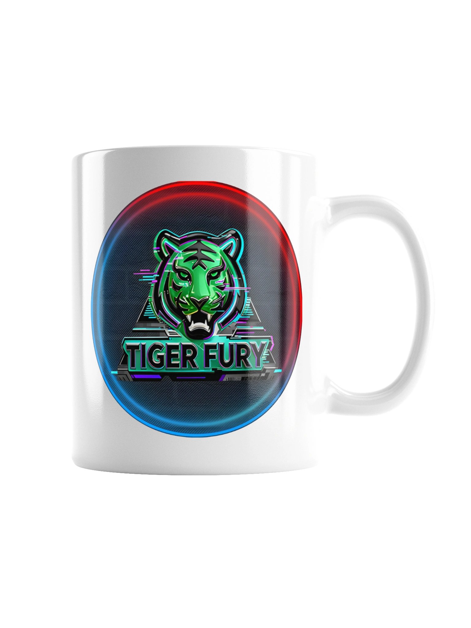 Tiger Fury Neon Tiger Mug product image (8)
