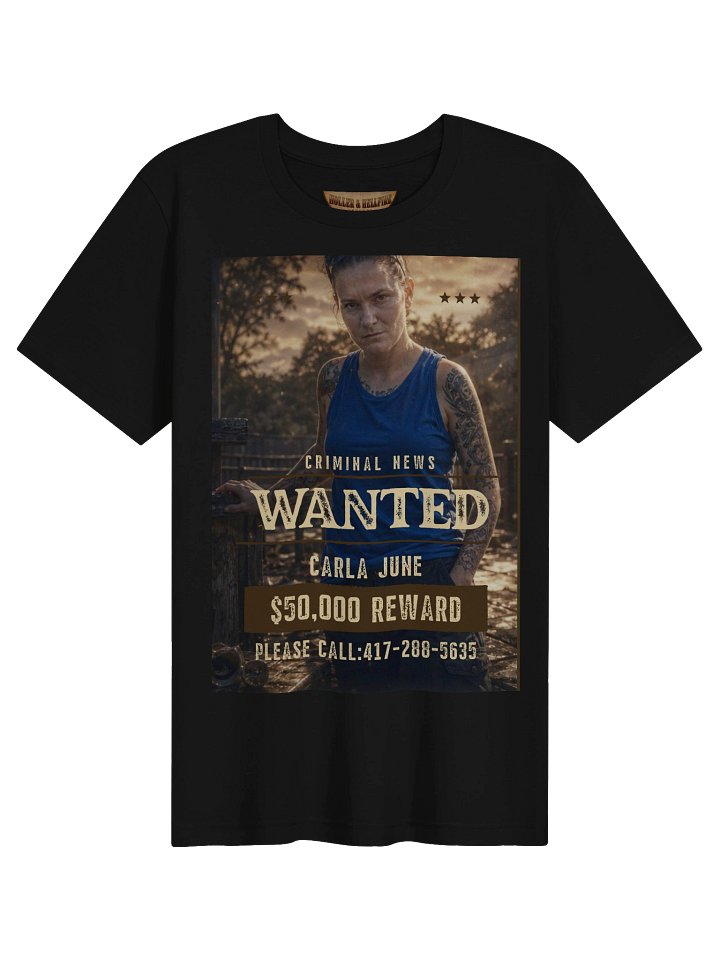 Carla June Wanted Poster Tee product image (1)