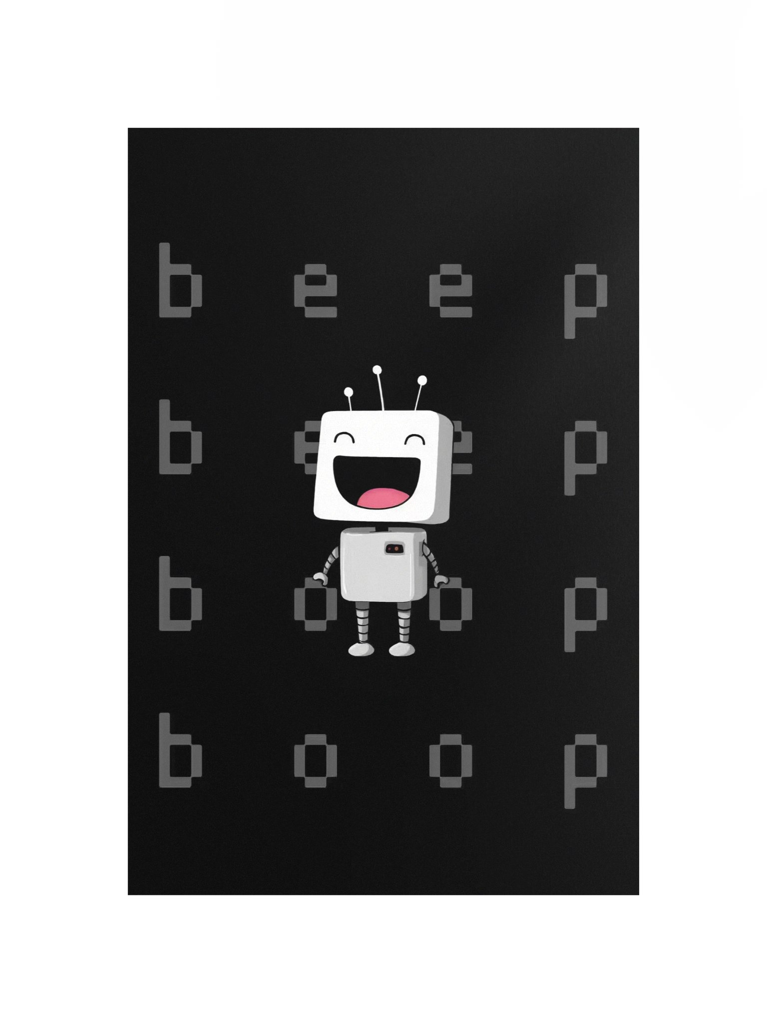 beep beep boop boop - Kids Poster product image (4)