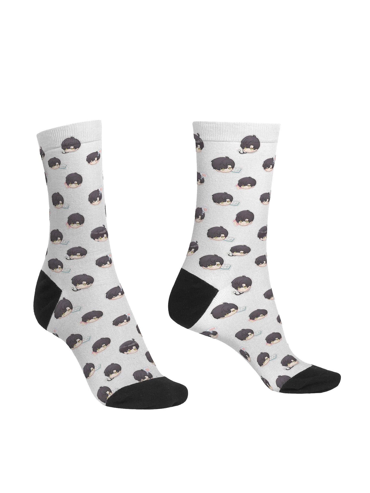 Zayne Chibi Pattern Socks product image (3)