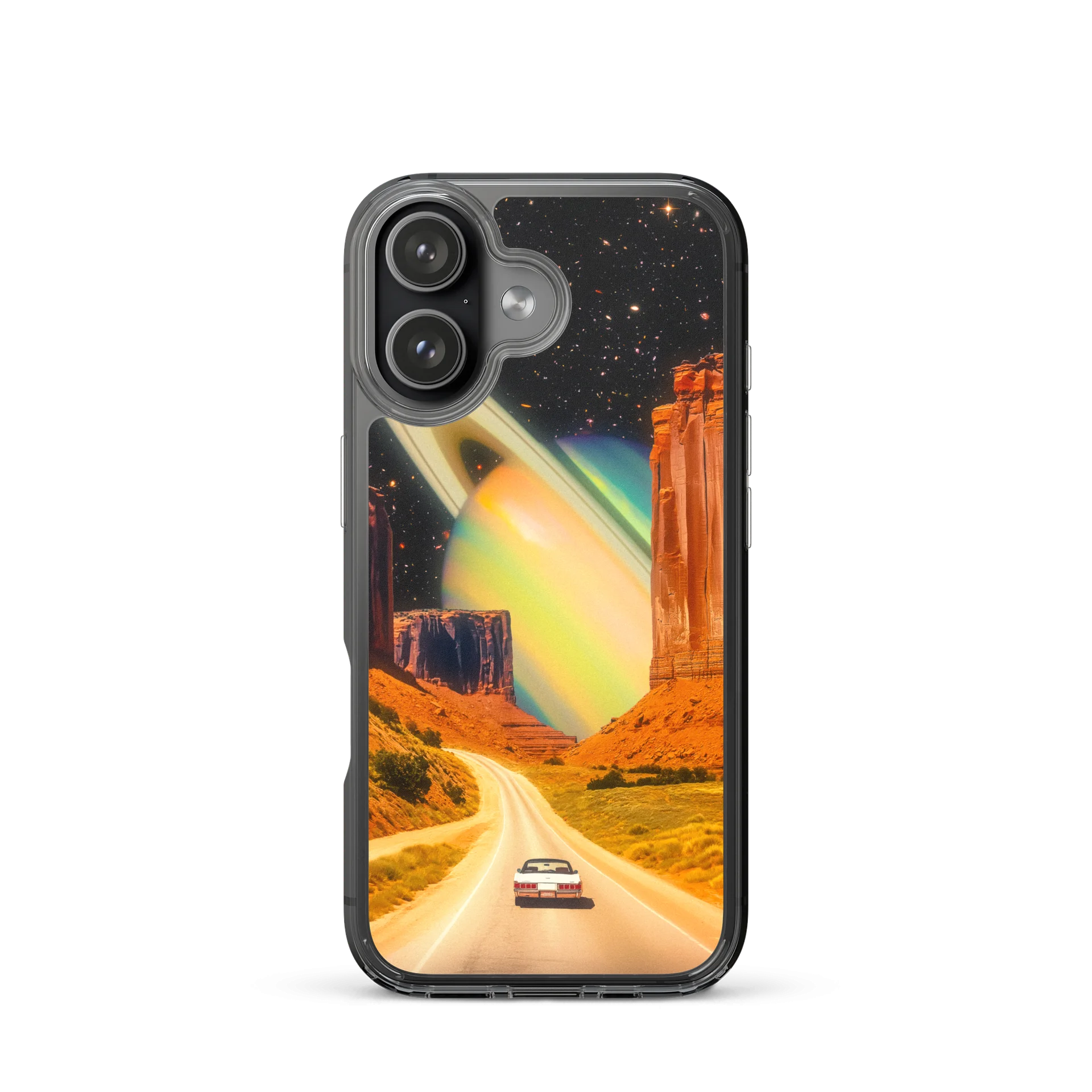 Road Trip To Saturn Clear Case