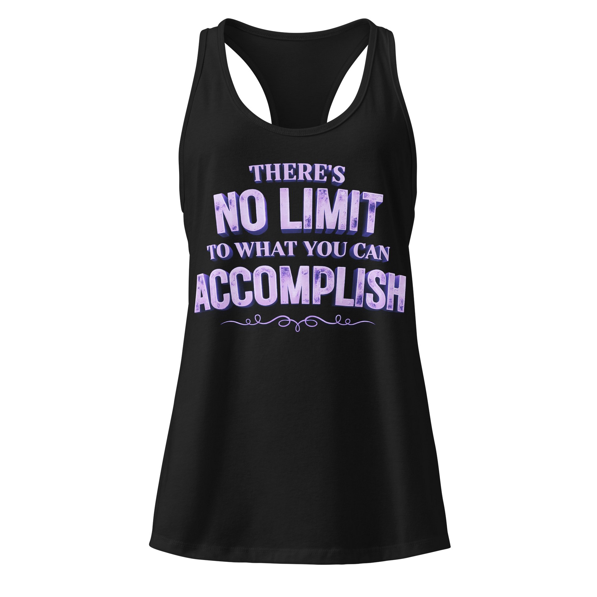 There's No Limit To What You Can Accomplish Racerback Tank Top product image (1)
