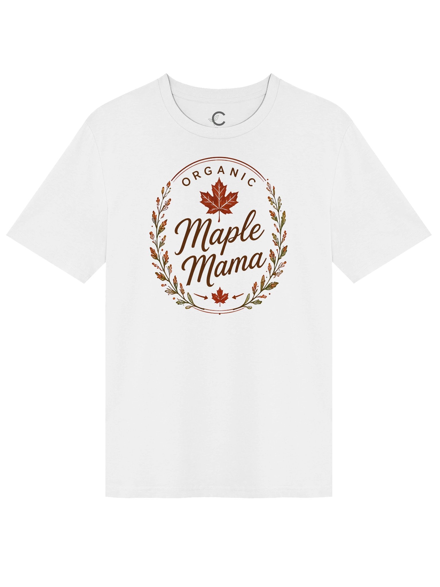 Canada Day: "Maple Mama" Organic T-Shirt product image (2)