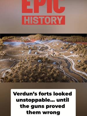 The forts looked unstoppable—until the guns proved them wrong. Verdun 1916 changed warfare forever. Check out the full video at Epic History. #Verdun #WW1 #WorldWarOne #MilitaryHistory #HistoryTok #BattleOfVerdun #WarHistory #EpicHistory #HistoryLesson