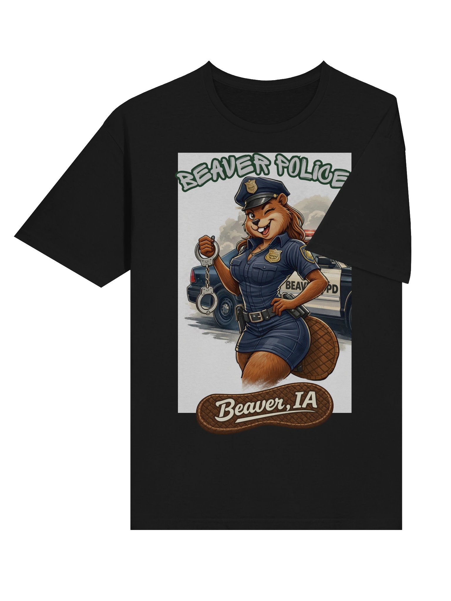 Beaver Police T-Shirt product image (49)