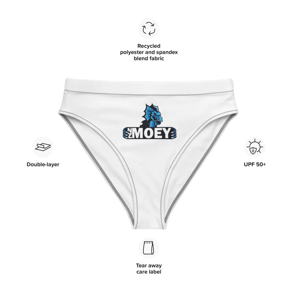 NZMOEY Recycled High Waisted Bikini Bottom product image (9)