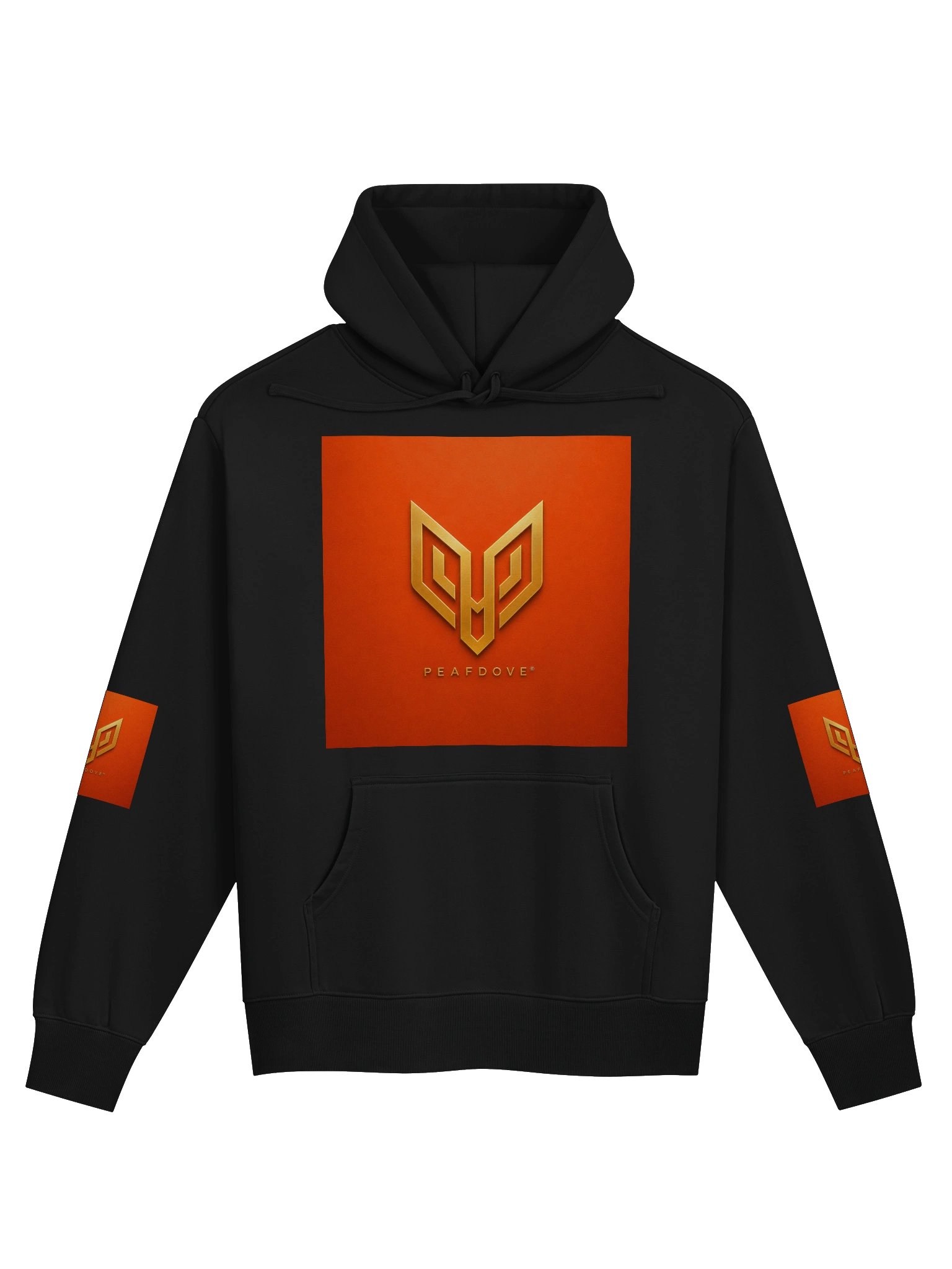 PEAFDOVE® Orange Sigil Hoodie product image (5)