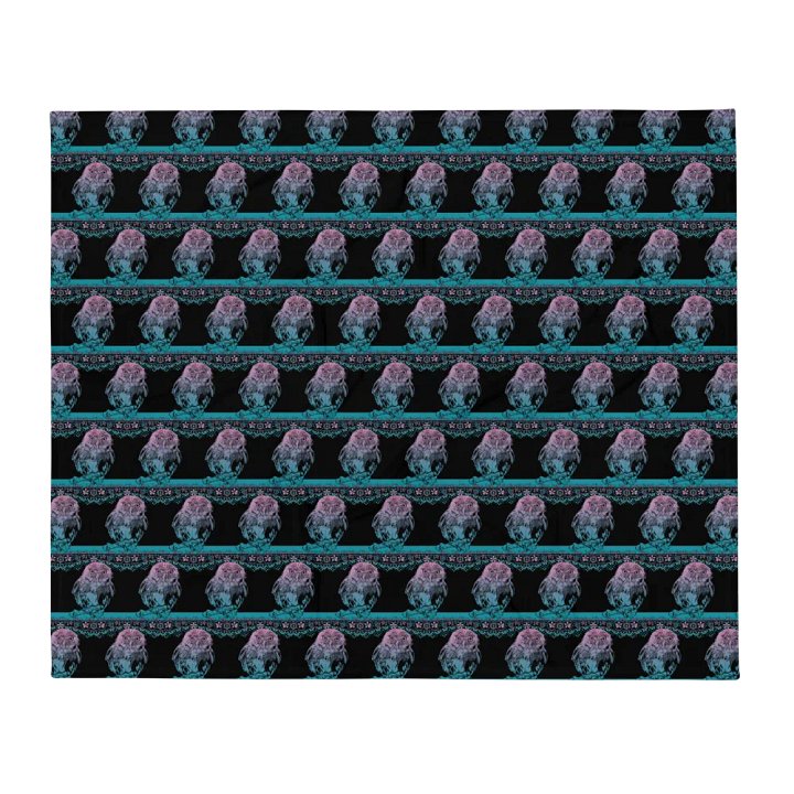 KC, The Vibe (owl), Black Blanket product image (2)