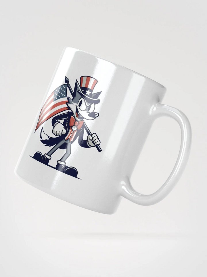 Wolf Uncle Sam Mug product image (2)