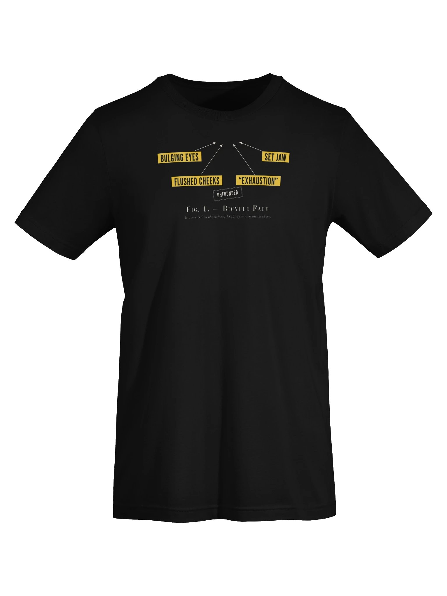 Fig. 1, Bicycle Face Tee (dark colours) product image (13)
