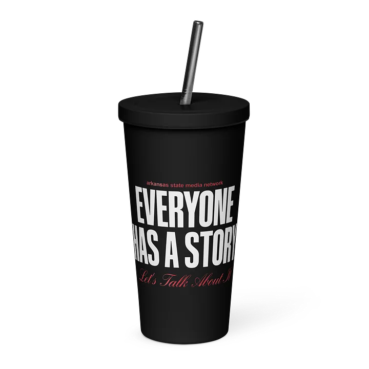 Insulated Tumbler with Straw product image (1)