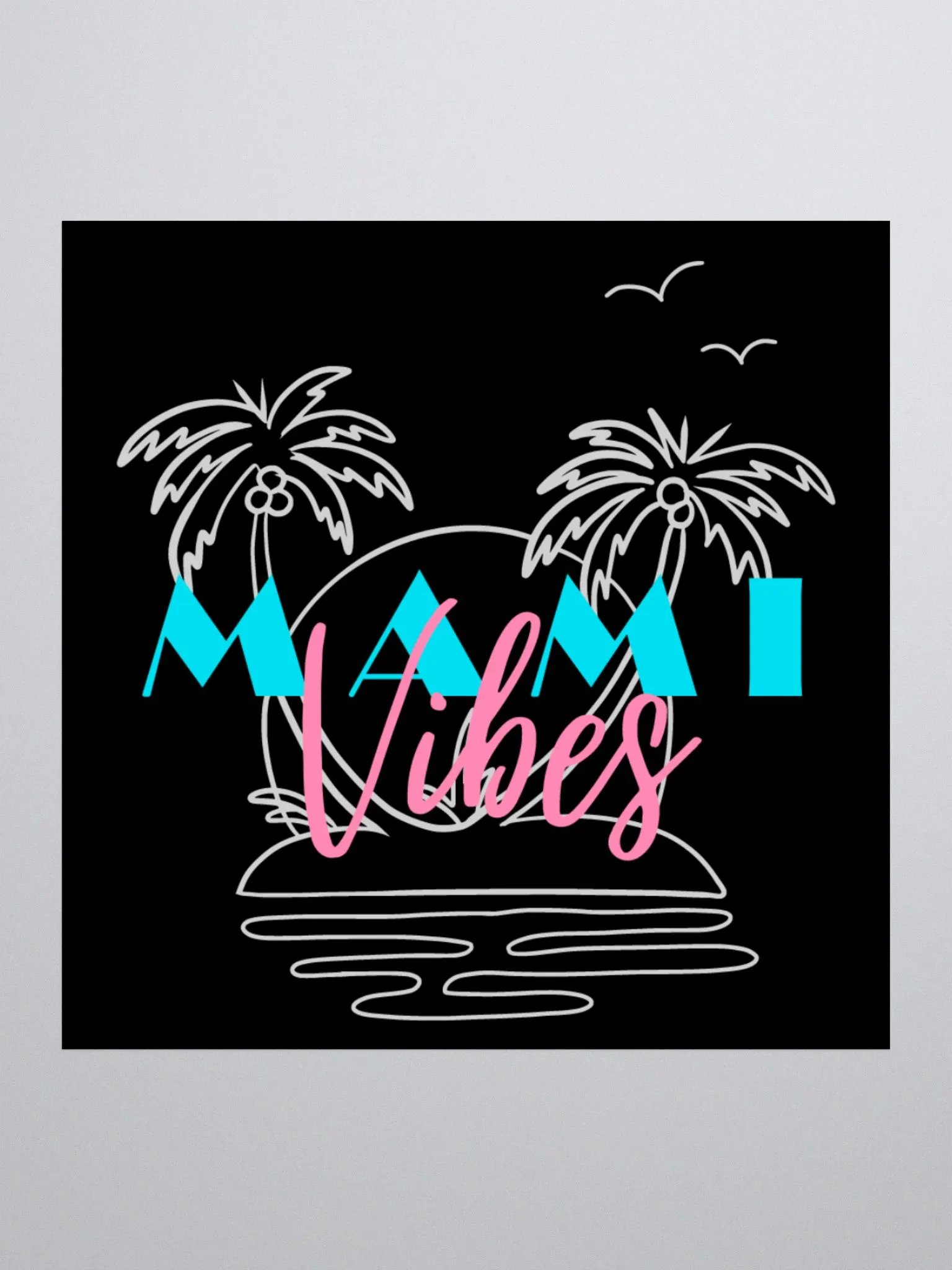 Black Miami Vibes Sticker Pack product image (3)
