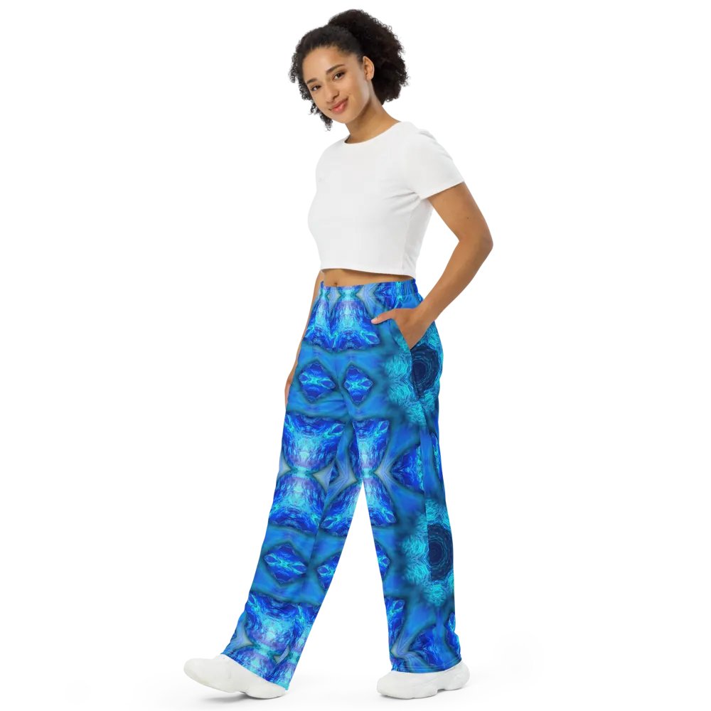 Blue Ocean Kaleidoscope Wideleg Pants product image (4)
