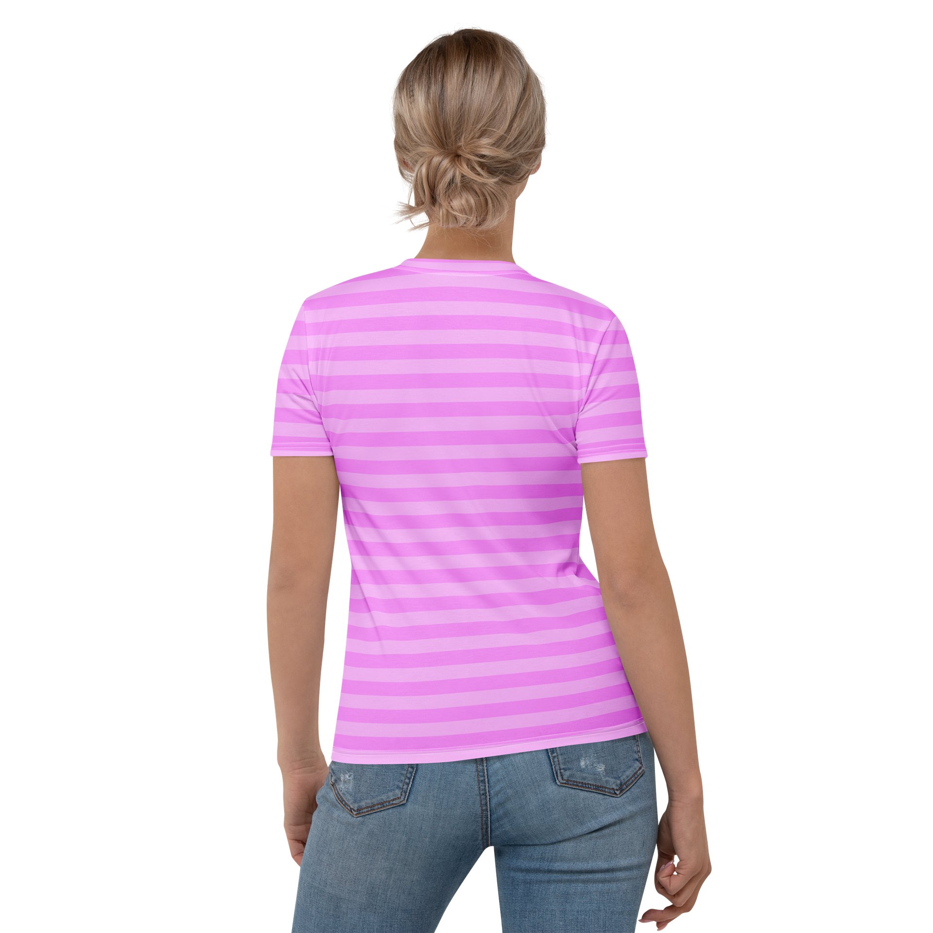 Pink Stripped Lips Designer Tee product image (2)