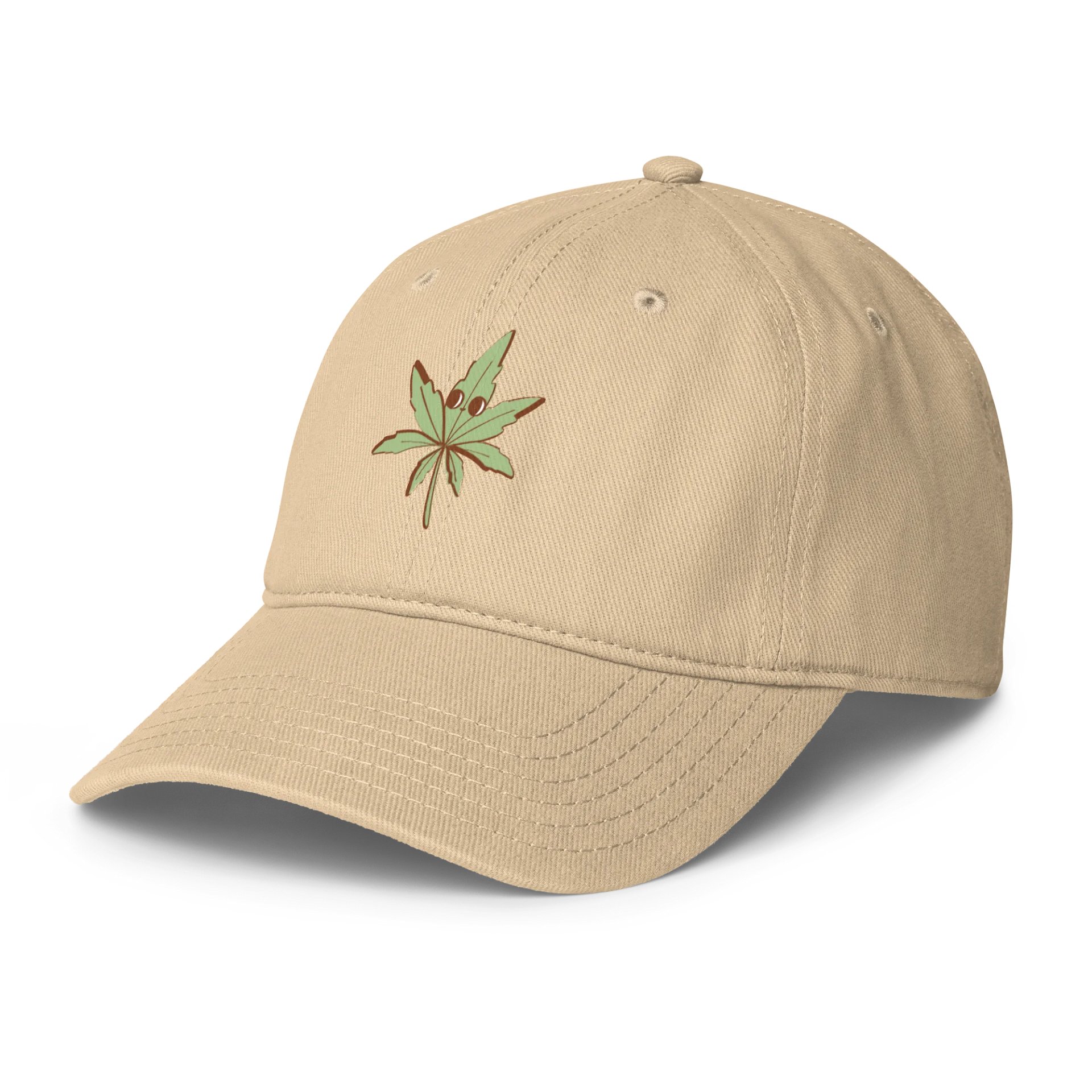 Leafy Green Baseball Cap | Retro Dad Hat product image (3)