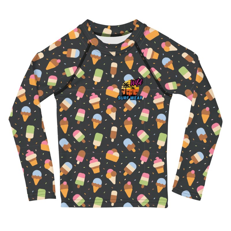 Wild Ice Cream Kids Rash Guard product image (1)