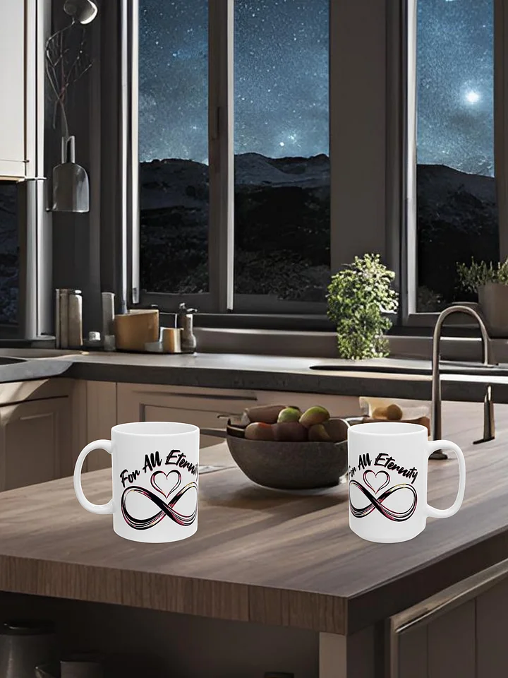 Eternal Love Infinity Mug, Romantic Coffee Gift, Infinity Love Mug, Couple Mug Gift, Valentine’s Day Mug, Gift For Her, Gift For Him, Anniversary Mug Gift product image (1)