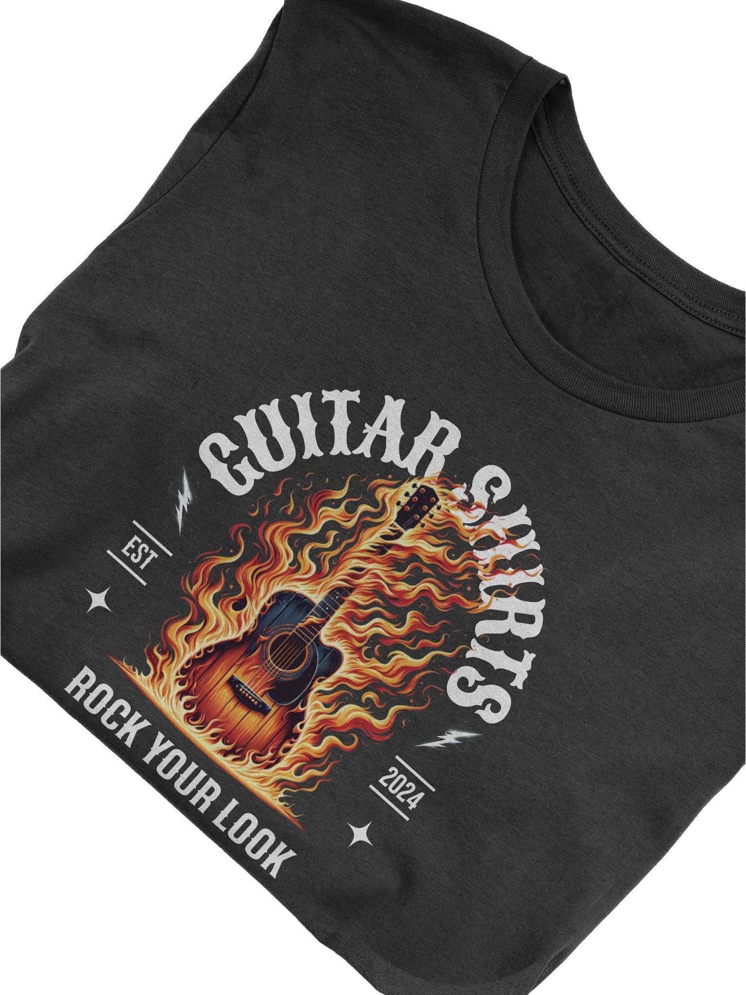 Flaming Guitar T-Shirt product image (4)