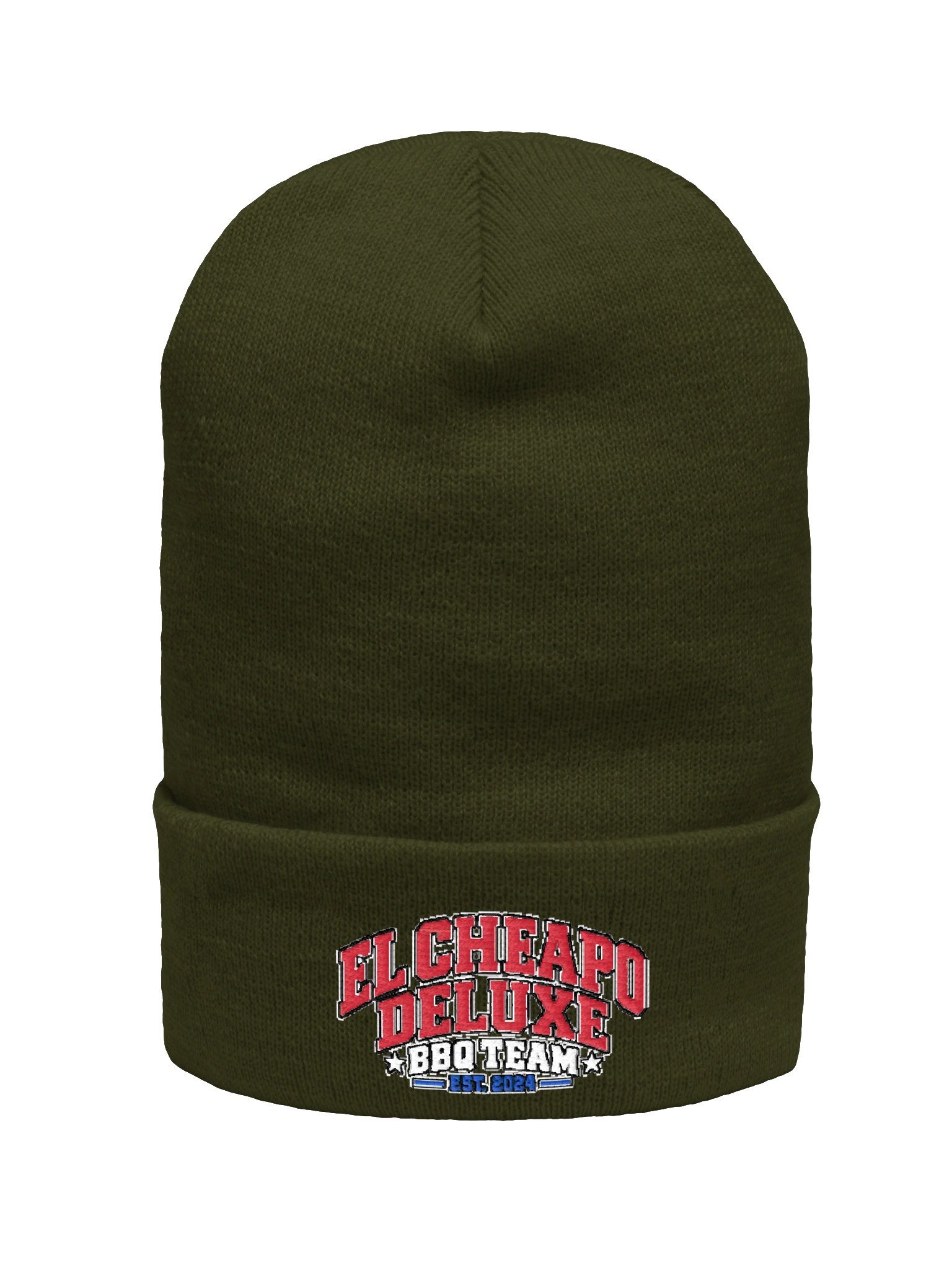 El Cheapo Deluxe BBQ Team - Cuffed Logo Beanie product image (31)
