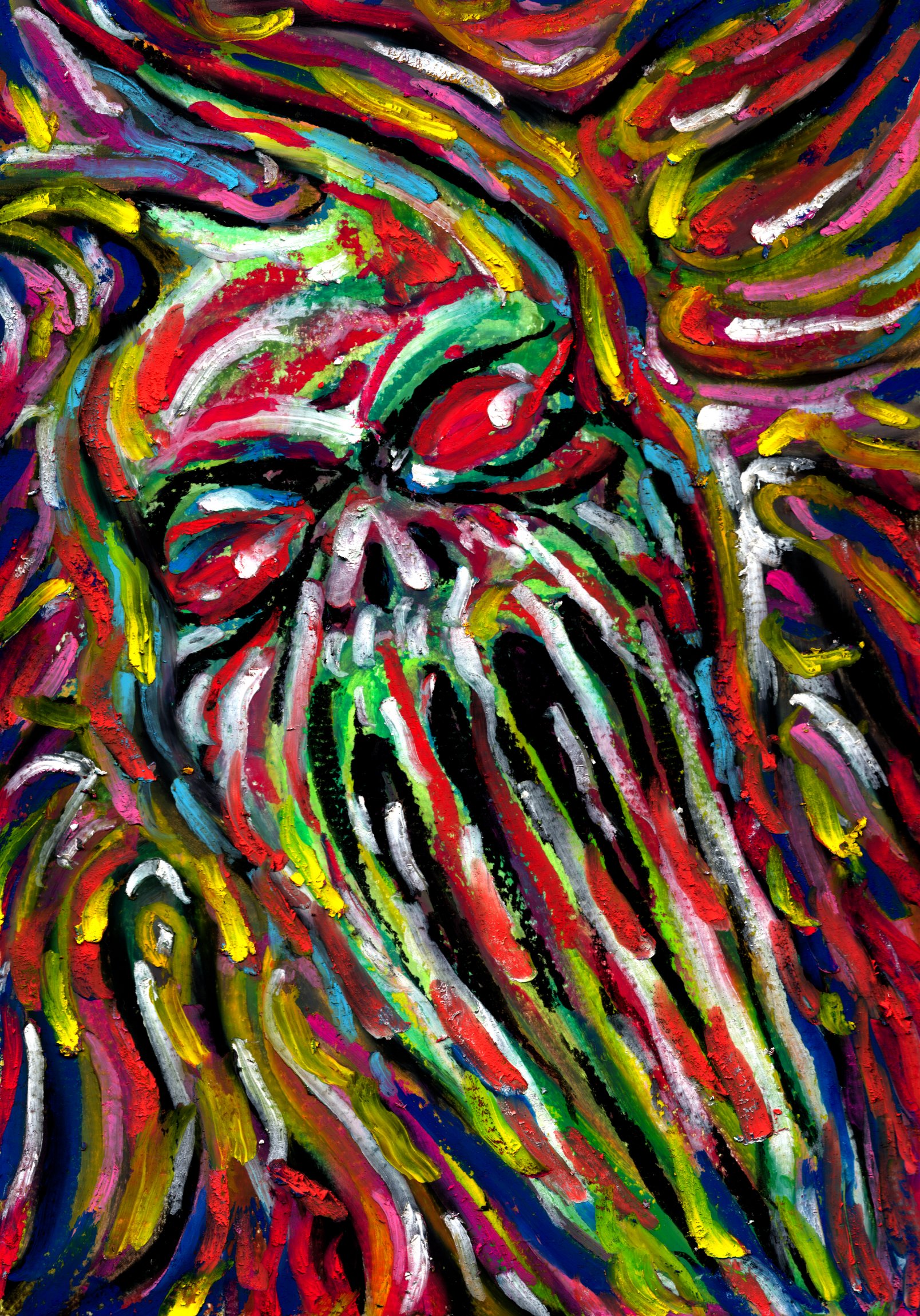 Wraith - Print of Original Oil Pastel Artwork product image (1)