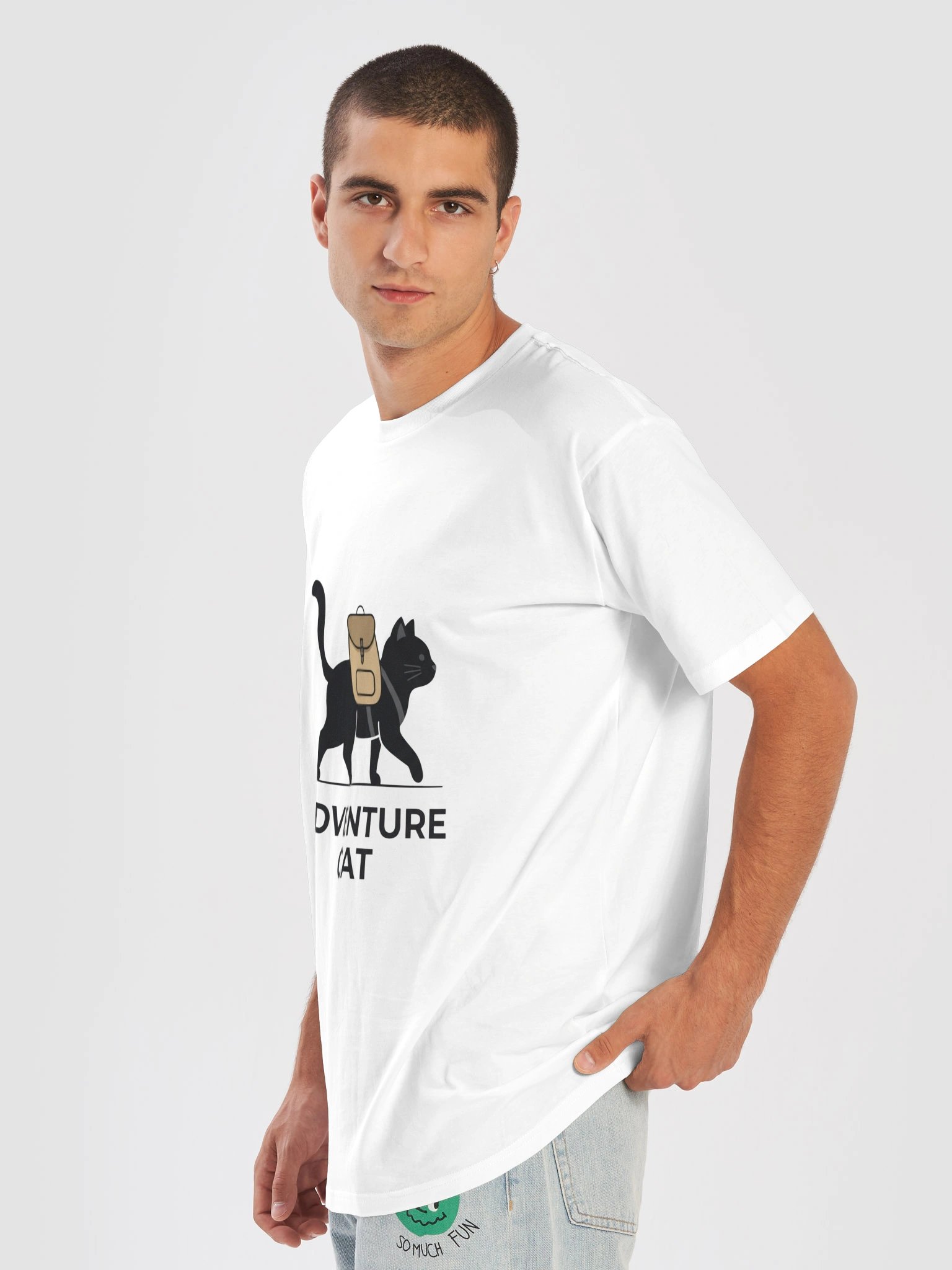 Adventure Cat T-Shirt – Funny Hiking Cat Graphic Tee product image (3)