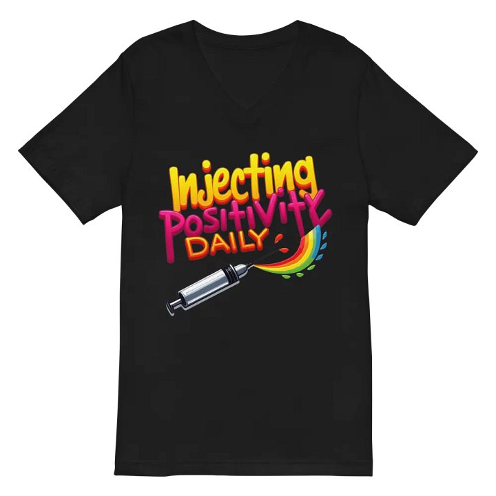Injecting Positivity Daily V-Neck Tee product image (3)