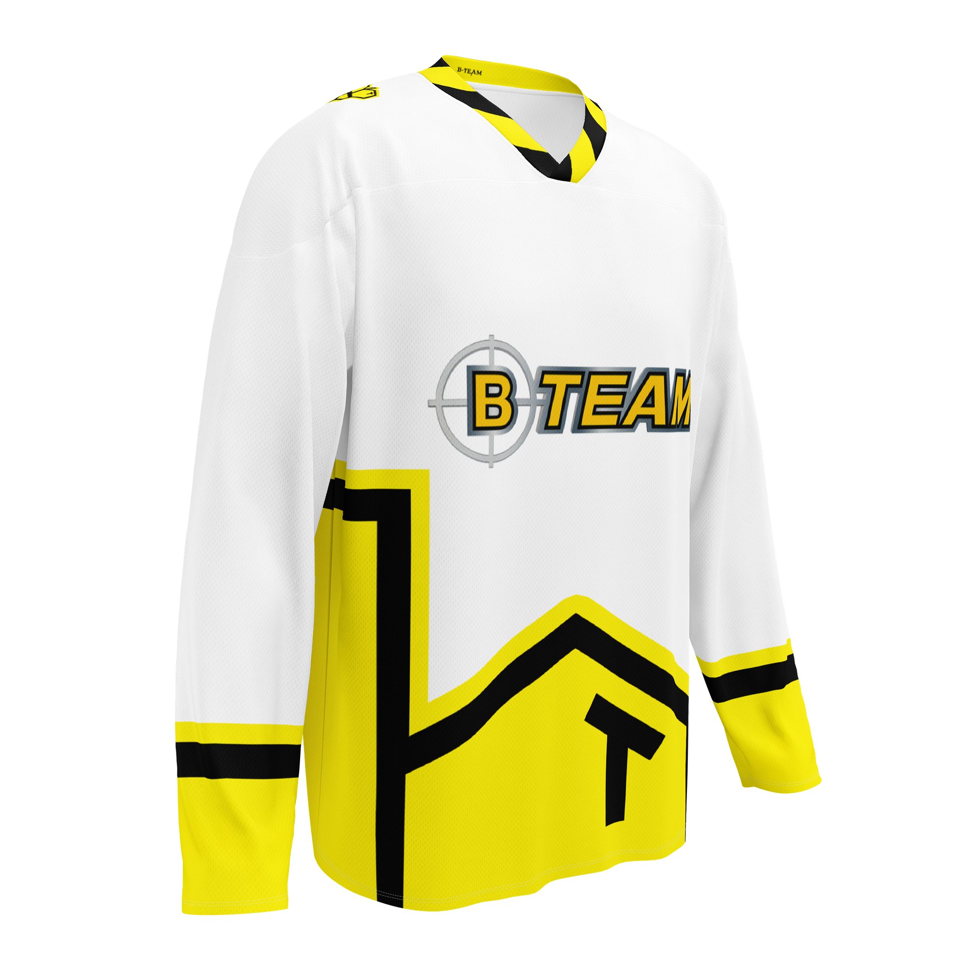B-Team Sting Jersey - White And Yellow - Blank product image (1)