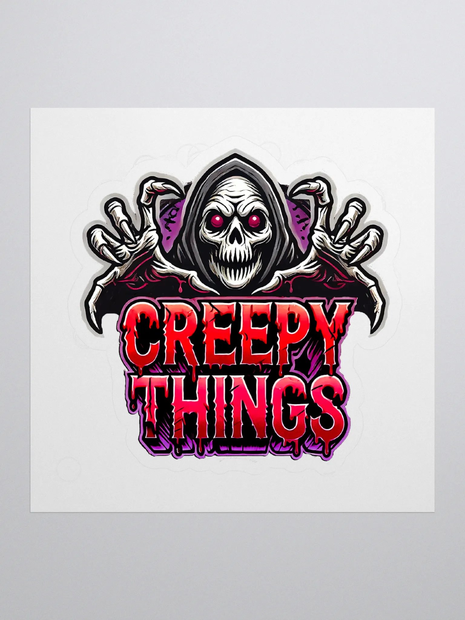 Creepy Things Skeleton Stickers product image (1)