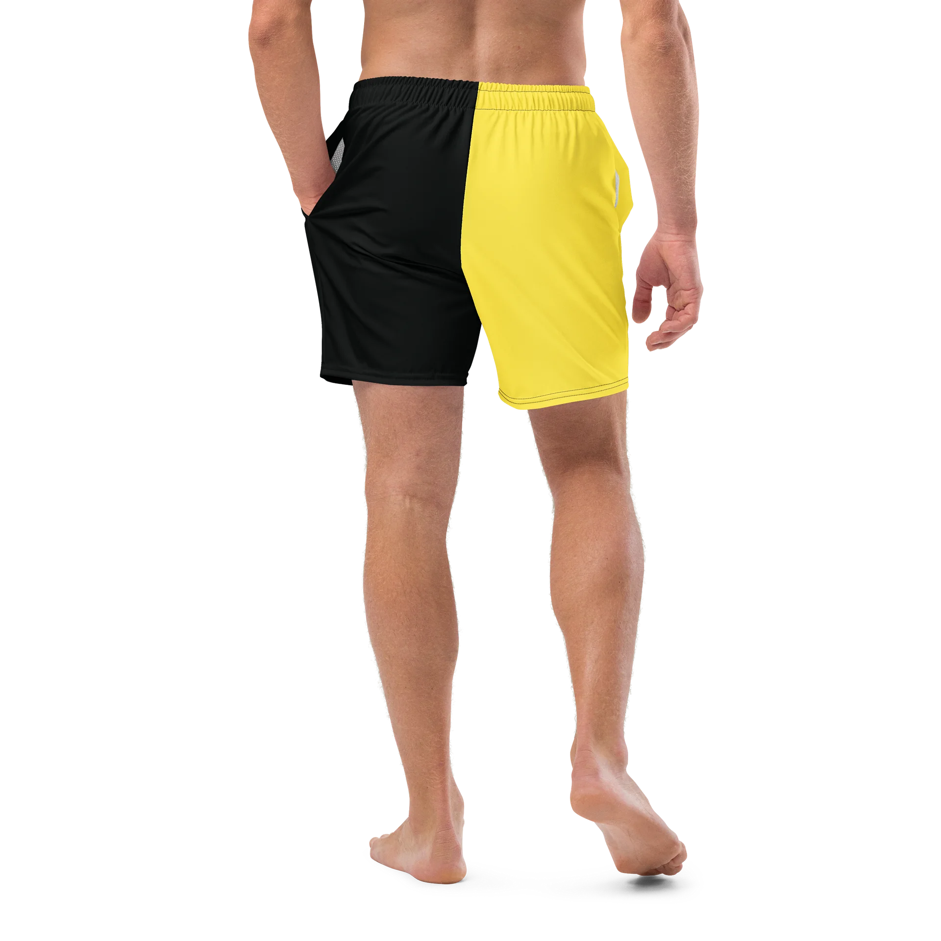 DANGER! - Black/Yellow Swim Trunks product image (10)