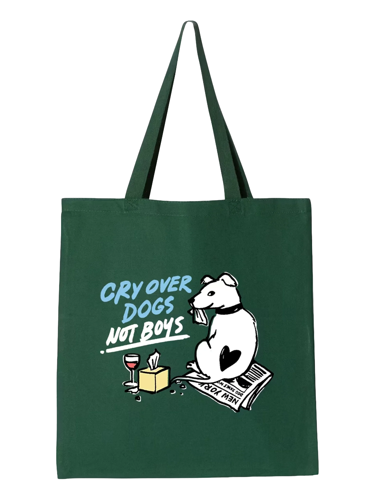 Preorder - Cry Over Dogs Not Boys Forest Totebag product image (1)