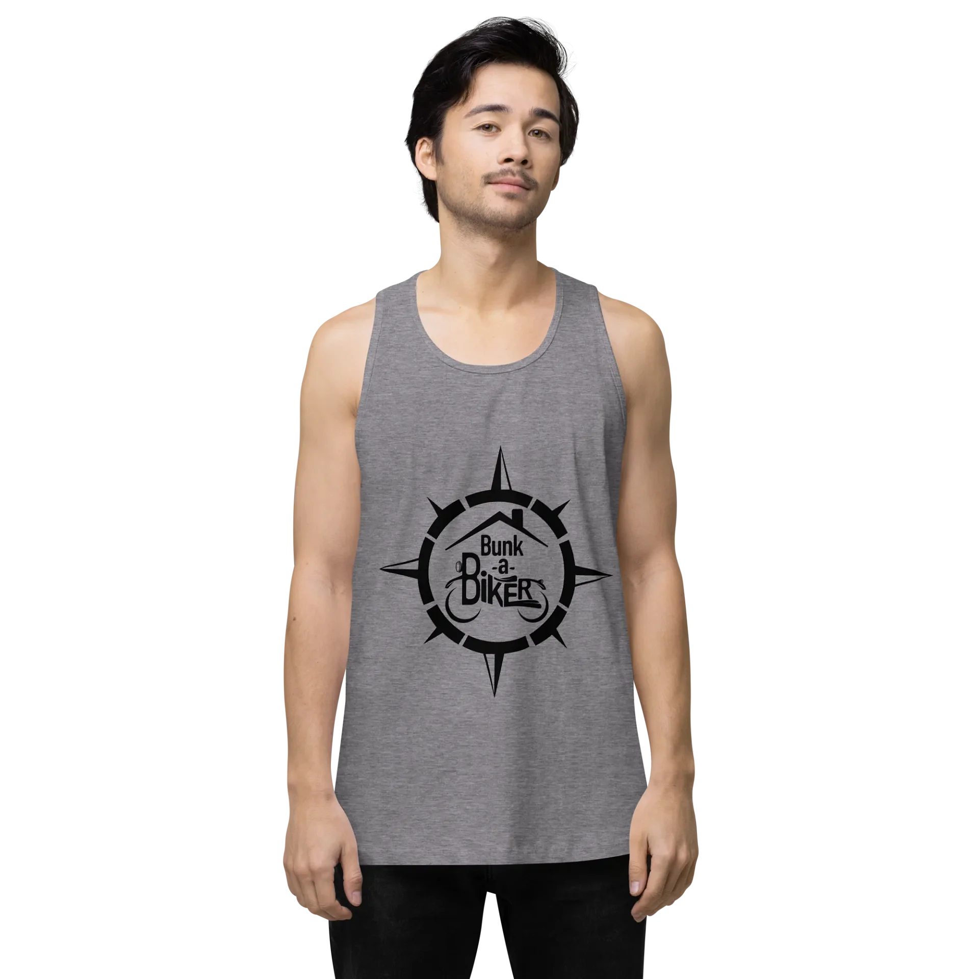 BaB Compass Men's Tank - Black Logo