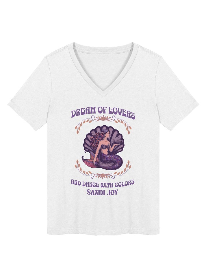 White V-Neck Women - Dream of Lovers and Dance with Colors product image (1)
