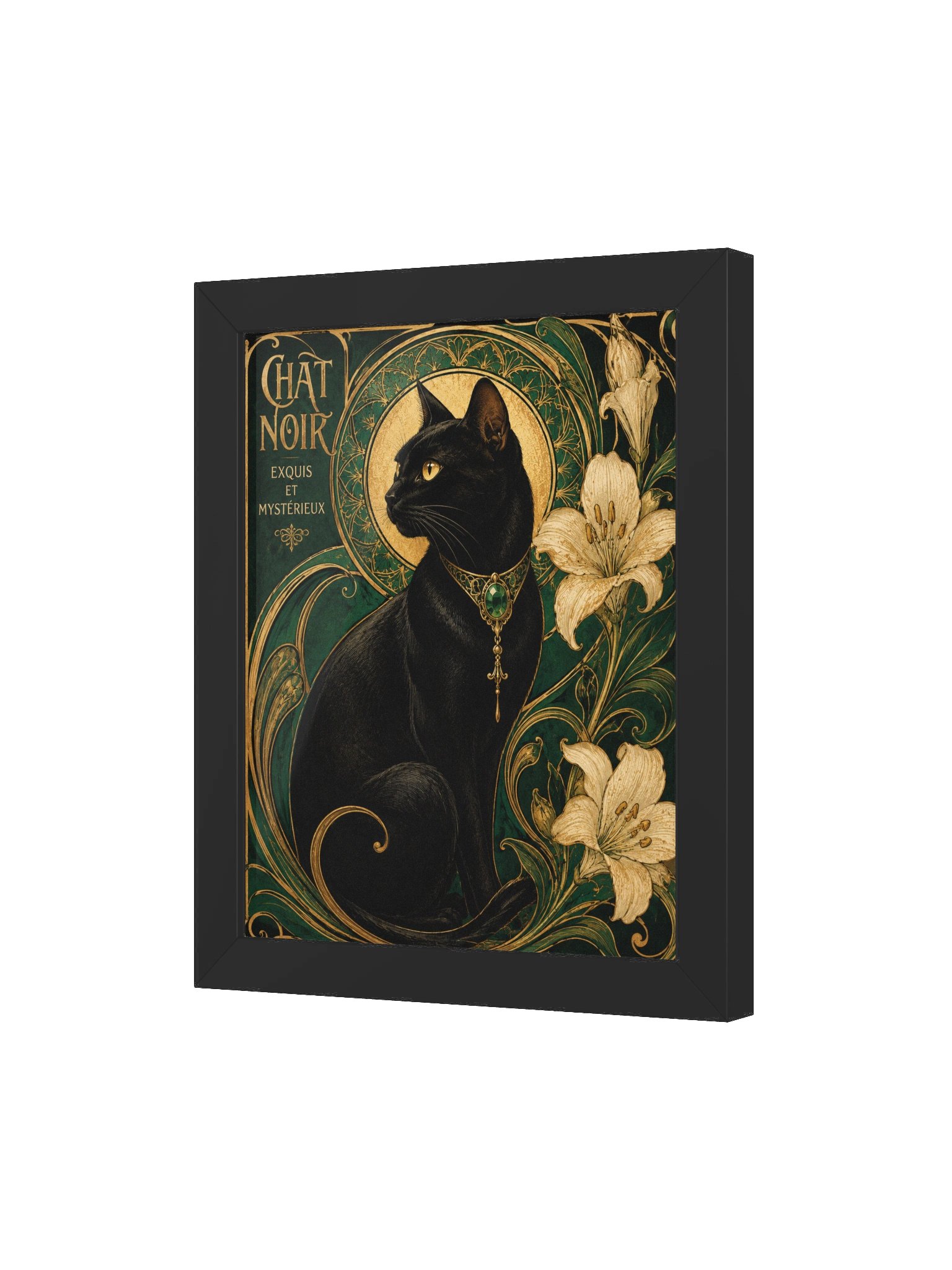 Chat Noir Art Nouveau Framed Poster product image (3)