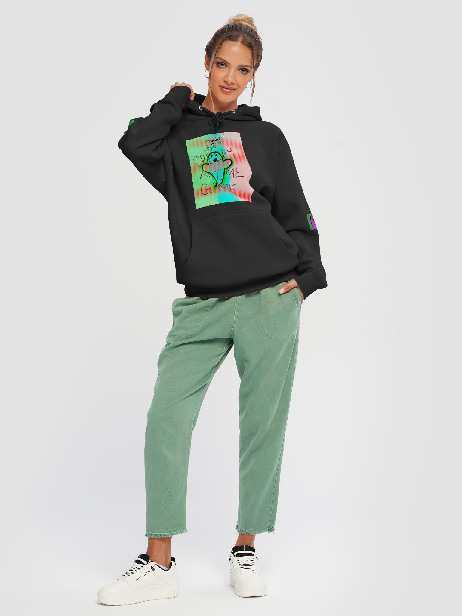 CreepyAnimeGhost sweater product image (5)