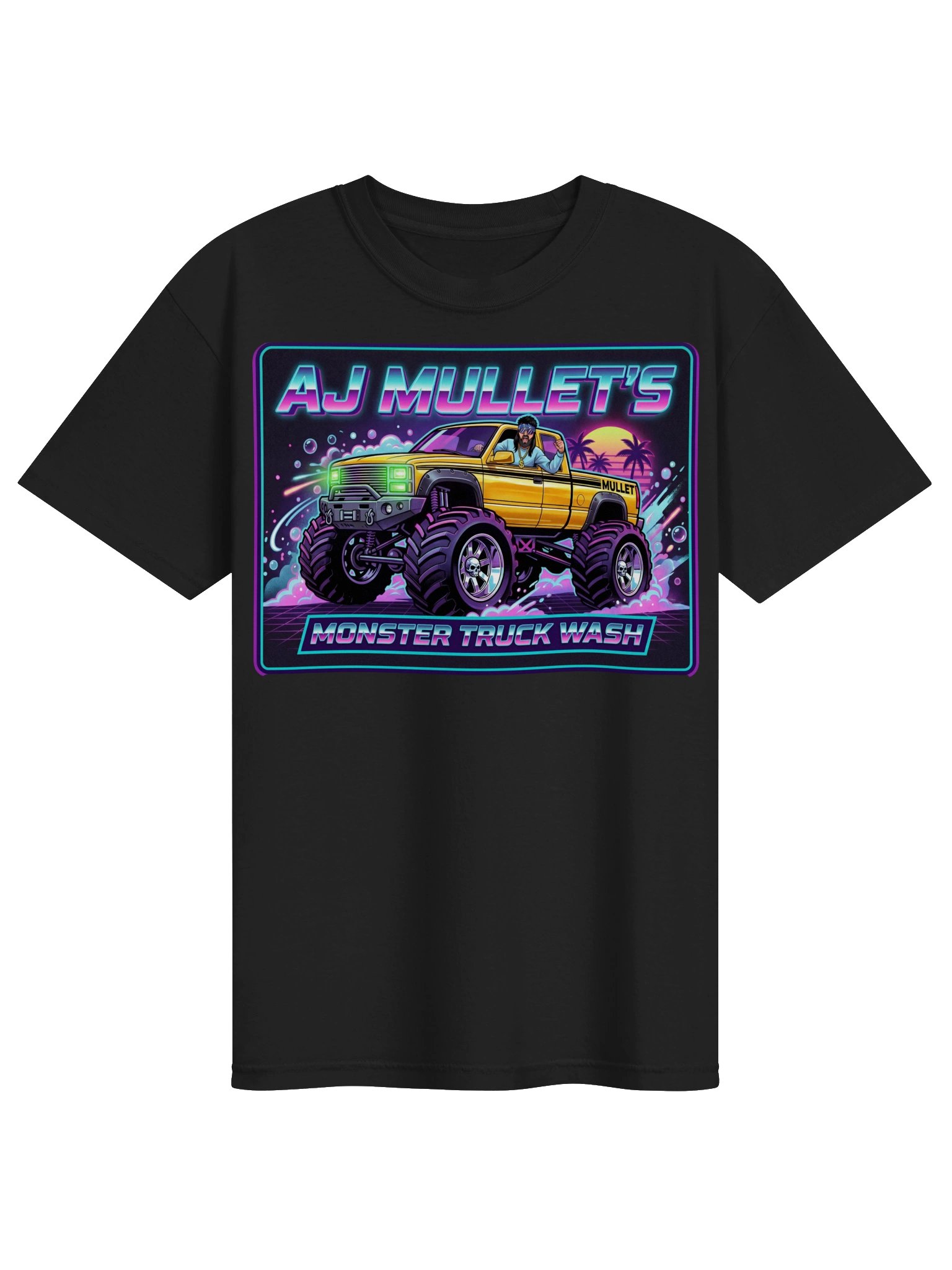 Comfort Colors Garment-Dyed Heavyweight T-Shirt : MULLETS MONSTER TRUCK WASH product image (10)