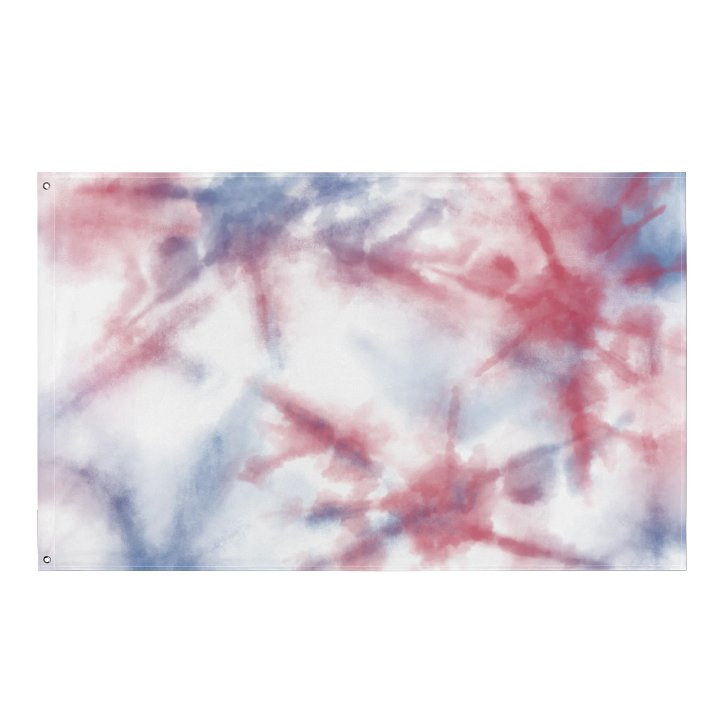 Ripple Effect Tie-Dye Flag product image (1)