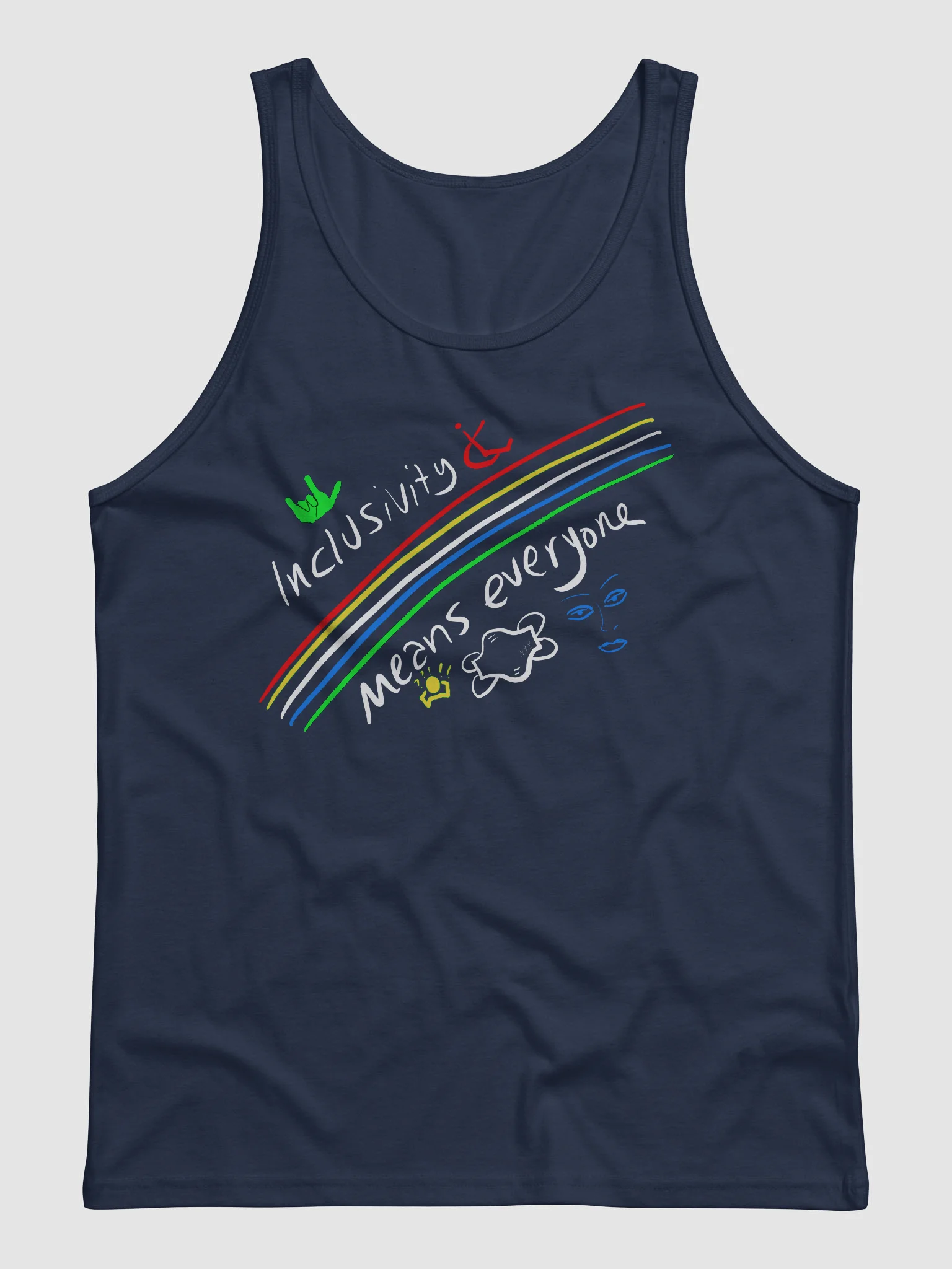 Inclusivity Means Everyone tank product image (2)