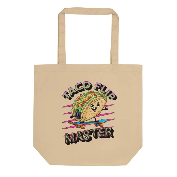 Taco Flip Master Eco Tote Bag product image (1)