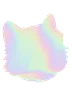Holographic Tuna Front/Rear Windshield Decal