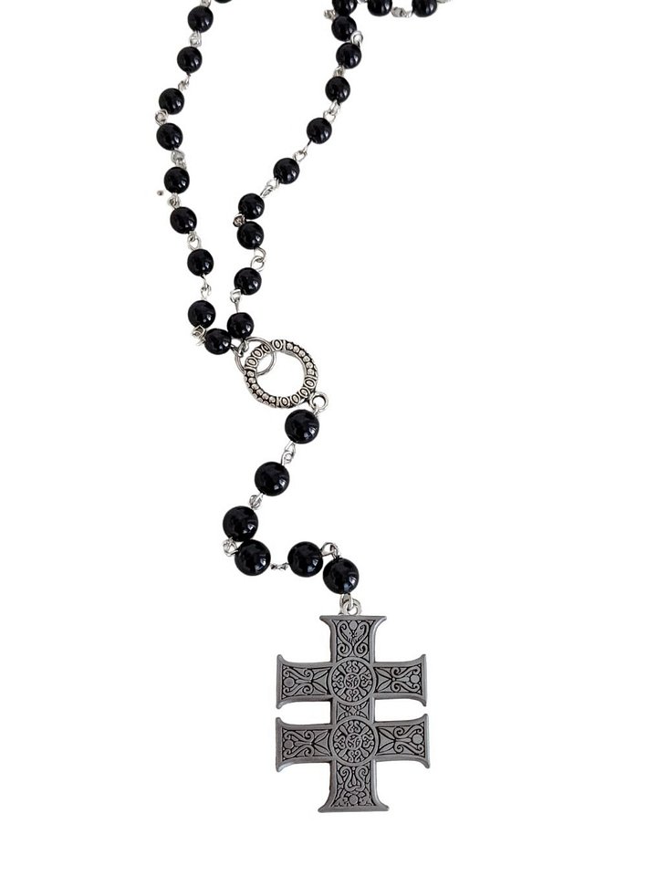 Annwyn Cross Black Rosary product image (2)