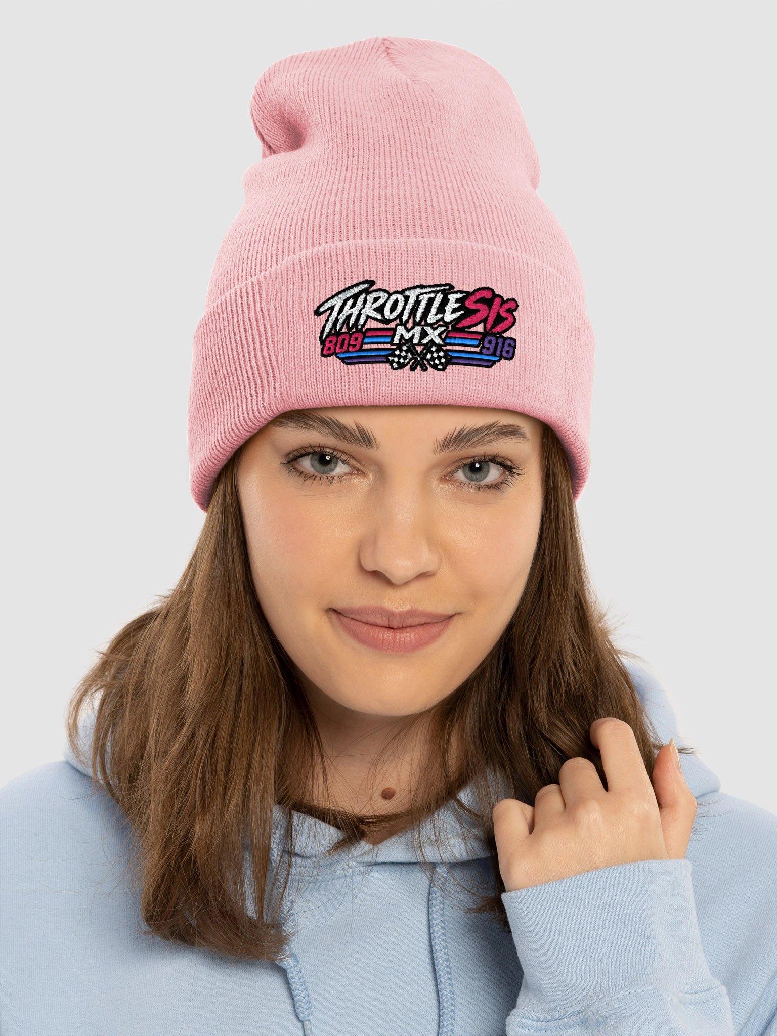 Throttle Sis MX Logo Cuffed Beanie product image (3)