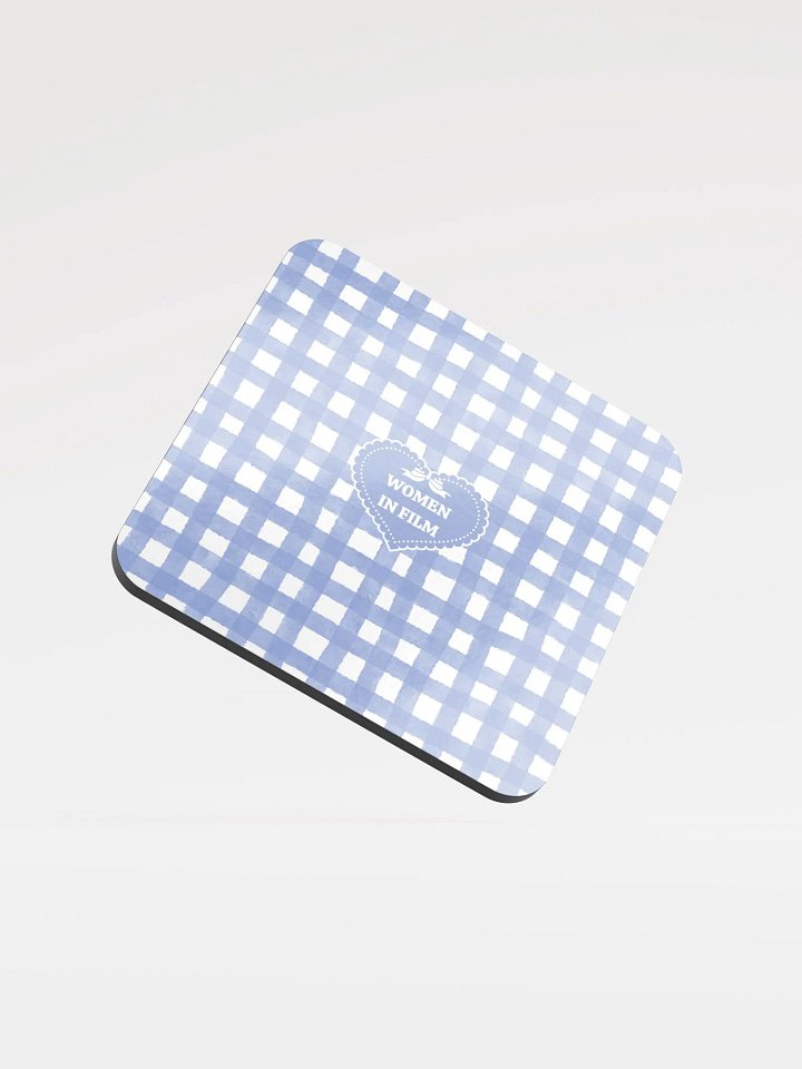 wif gingham coaster product image (2)