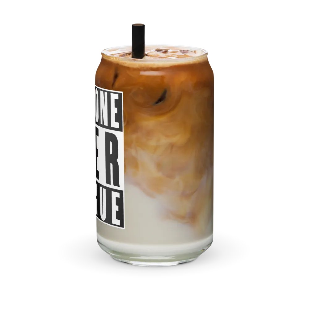Warzone Beer League (Straight Outta) - Beer Can Glass product image (12)