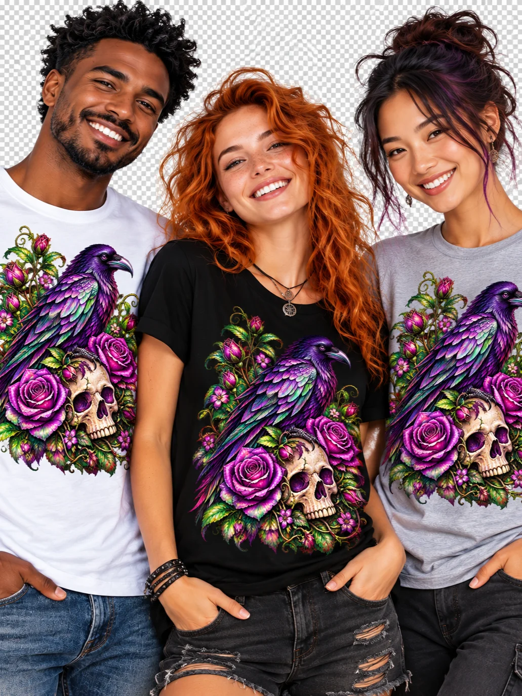 TShirt - CORBEAU D'ÉTÉ - SUMMER RAVEN product image (2)