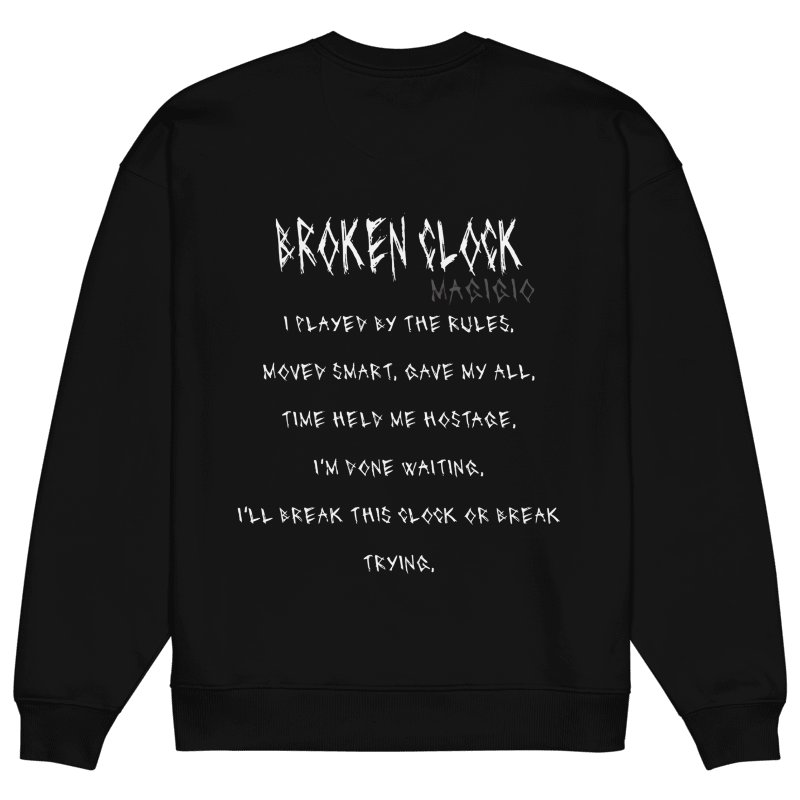 Magigio Broken Clock Essential Oversized Sweatshirt product image (2)