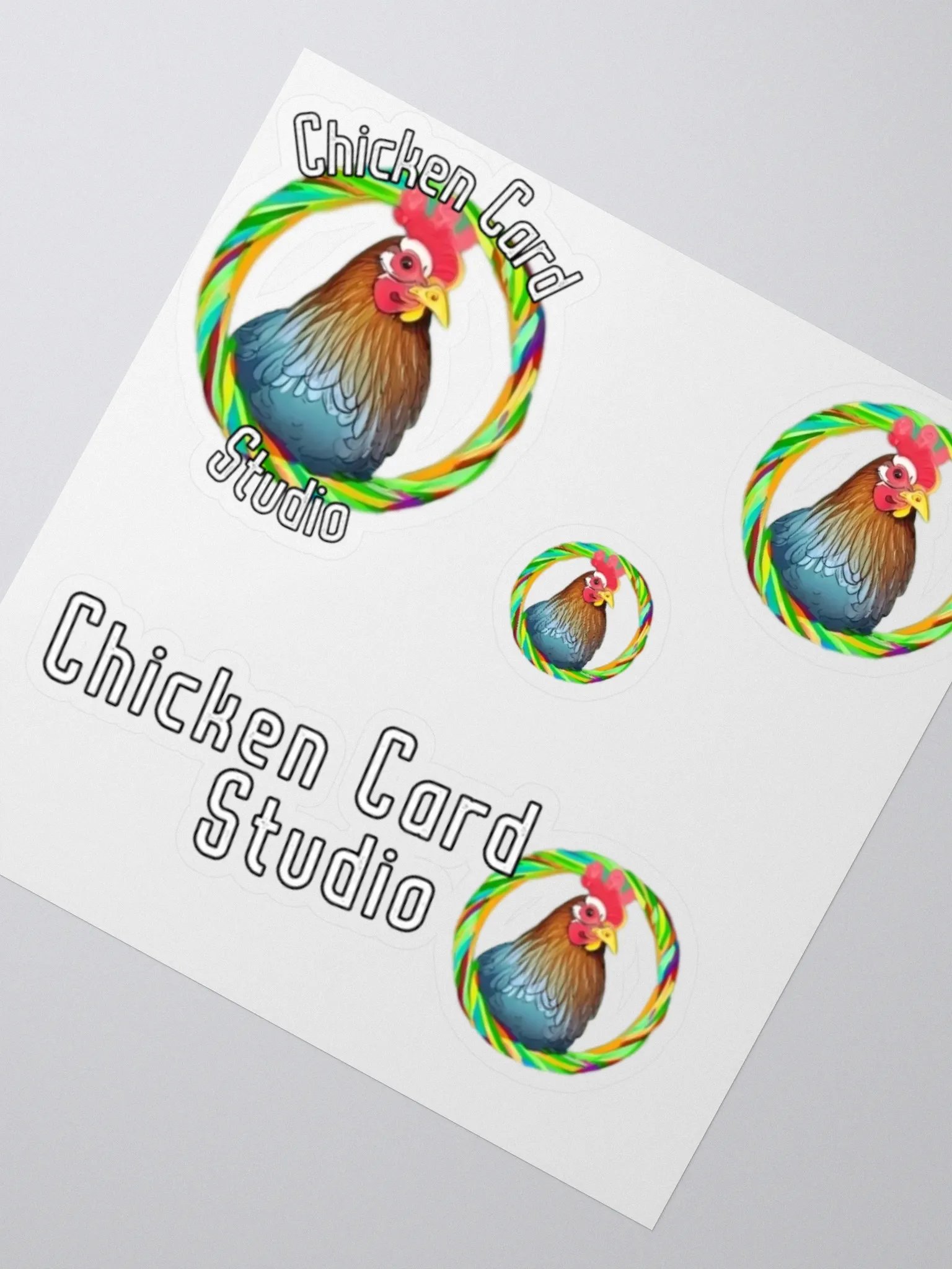 Chicken Card Stickers product image (2)