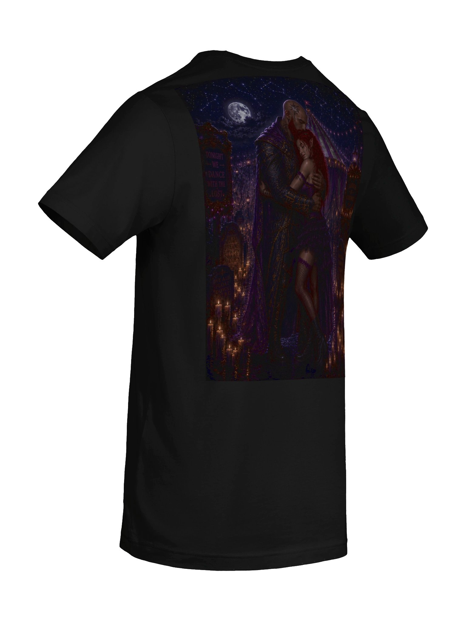 Midnight Carnival Embrace Gothic Fantasy Tee product image (23)