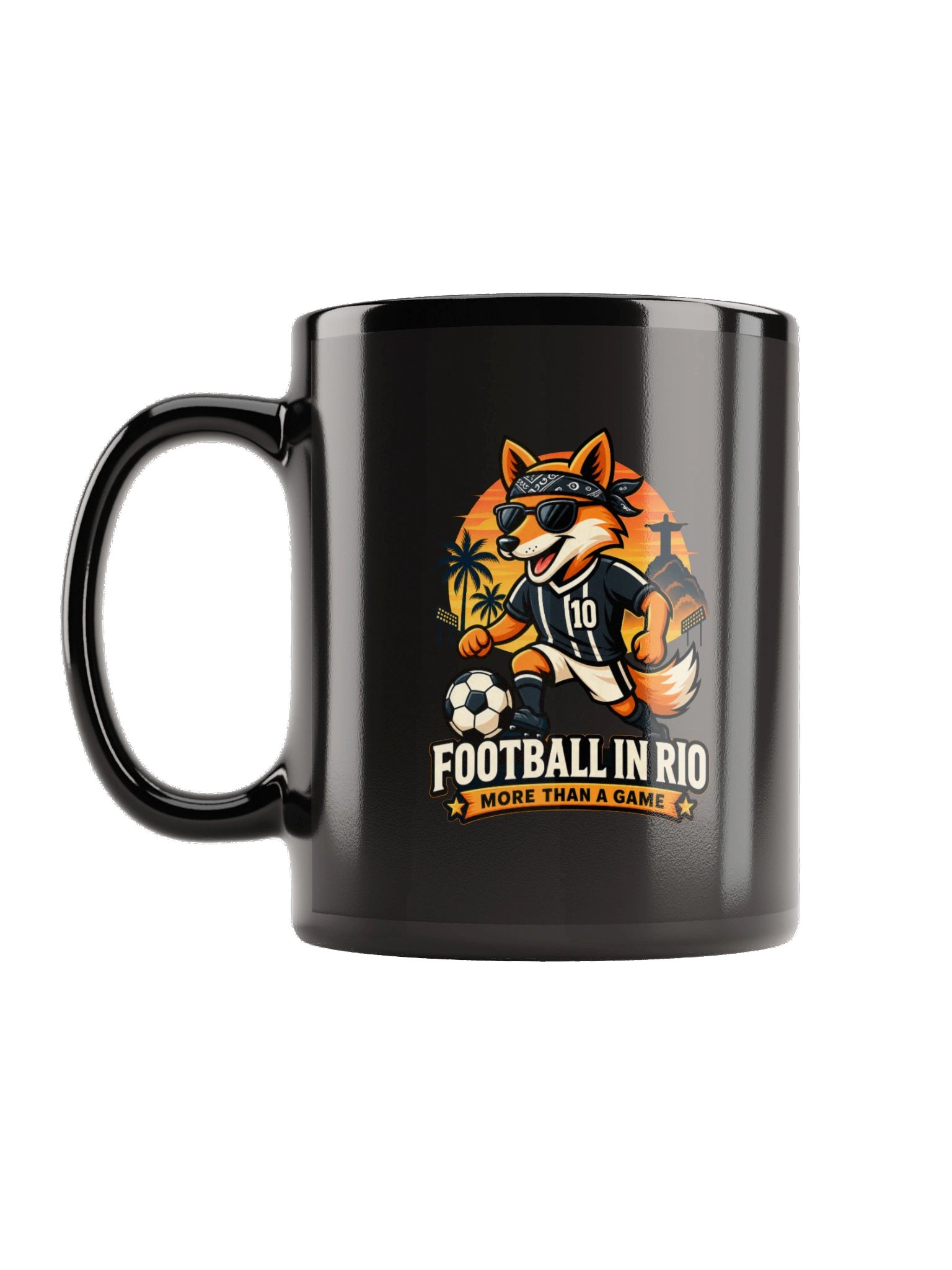 Official Football in Rio Logo Mug - Black product image (1)